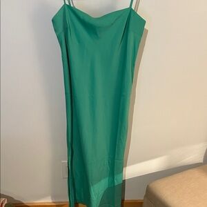 a new day Spaghetti Strap Green Dress